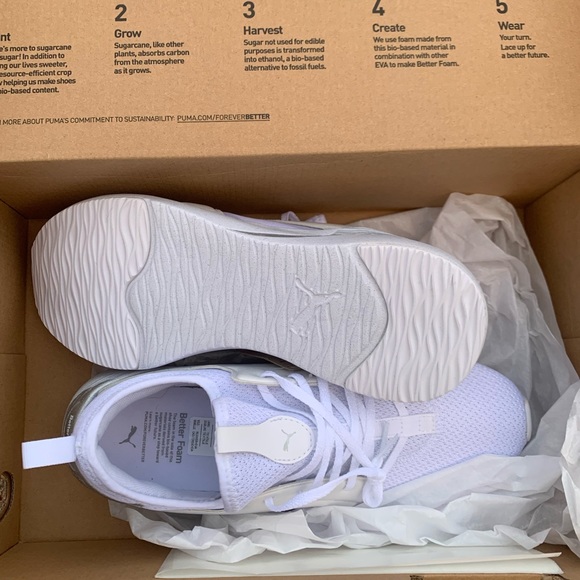 PUMA white running shoes - Picture 3 of 6